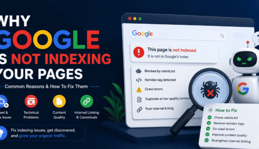 Why Google Is Not Indexing Your Pages and How To Fix It