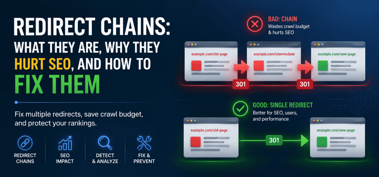 Redirect Chains: What They Are, Why They Hurt SEO, and How to Fix Them