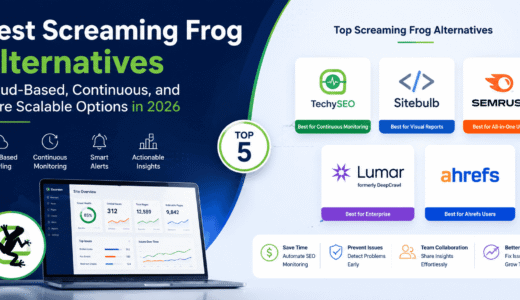 Best Screaming Frog Alternatives in 2026: Cheaper, Cloud-Based, and More Scalable Options