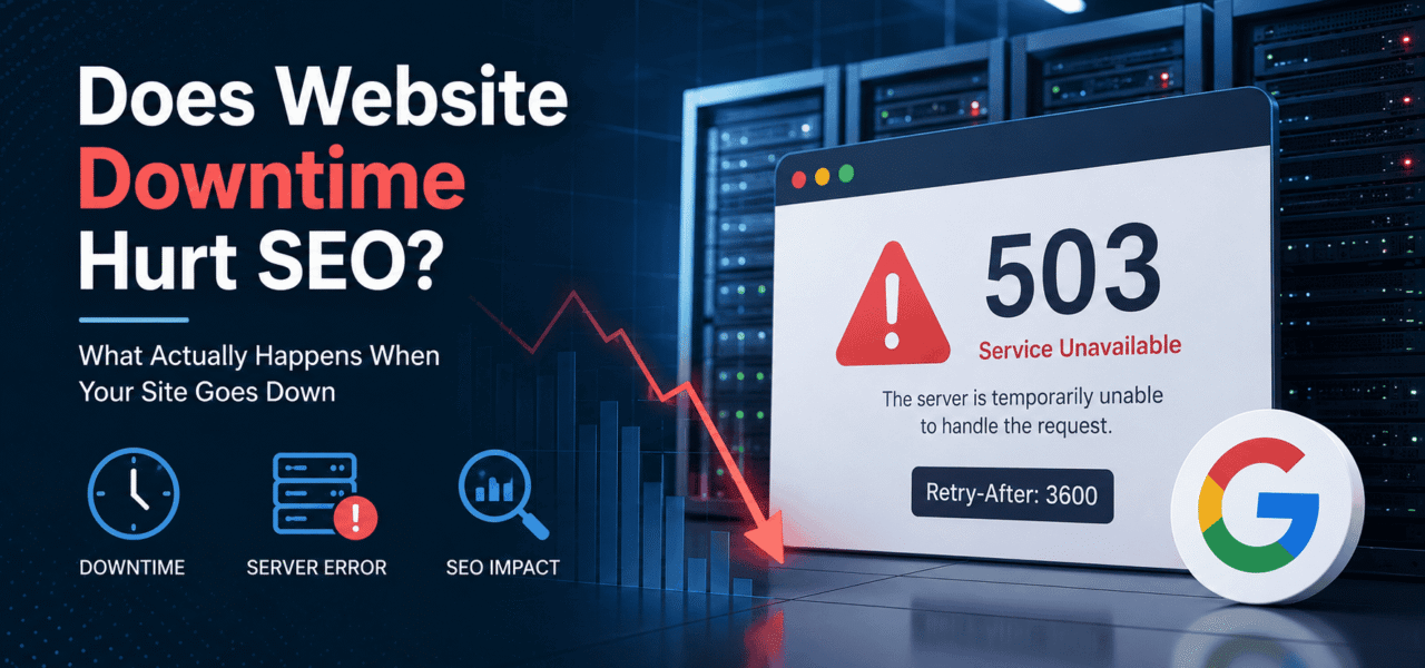 Does Website Downtime Hurt SEO? What Actually Happens When Your Site Goes Down